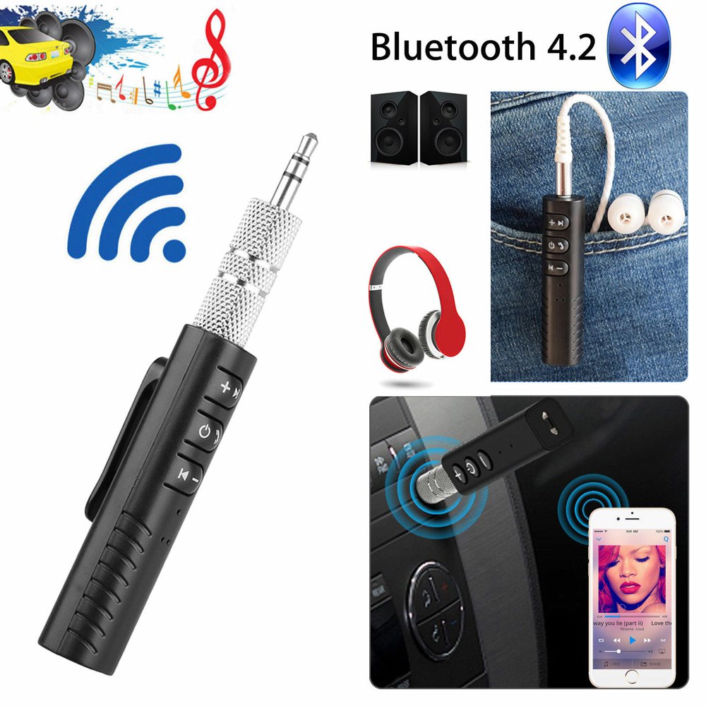 Bluetooth Car Adapter, Aux Bluetooth Receiver for Car Stereo Input Cell