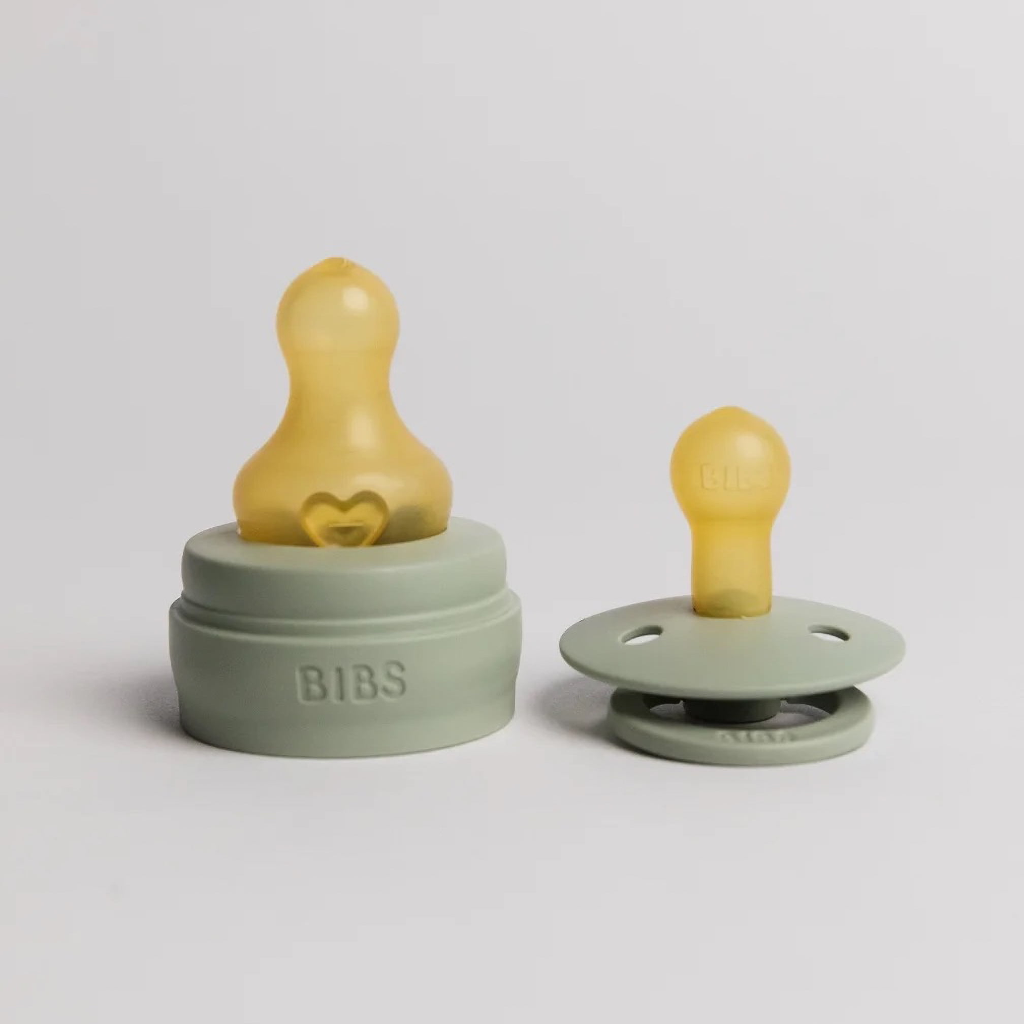 BIBS Baby Bottle with Slow Flow Latex Nipple, Sage, 5 oz, 1 Each