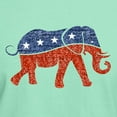 thumbnail image 3 of CafePress - Glitter Republican Elephant T Shirt - Men's Classic Graphic Cotton T-Shirt, 3 of 4