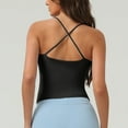 thumbnail image 4 of ZyeKqe Workout Tank Tops for Women Criss Cross Back Sleeveless Shirts Square Neck Stretchy Slim Fitted Yoga Top, 4 of 4