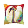 thumbnail image 1 of ZNDUO Throw Pillow, 20"x20" Bed Pillow and Couch Pillows - Indoor Decorative Pillows，Bird Art Swan Throw Pillow, 1 of 8