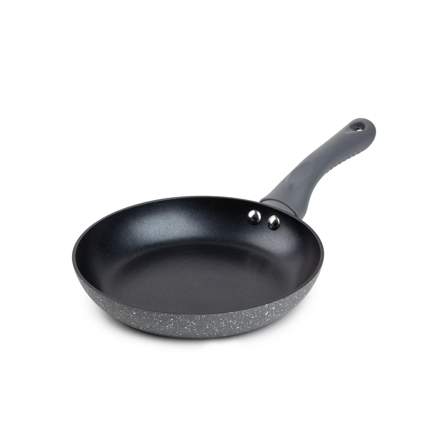 Thyme & Table Non-Stick Fry Pan Set with Protectors, Grey