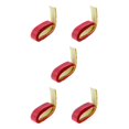 thumbnail image 3 of Transemion Anti Slip Racket Roll Tennis Handle Grip Wrap Tape Red 110x2.5x0.2CM 5Set, 3 of 6