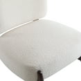 thumbnail image 4 of Briar Modern Boucle Upholstery Accent Chair with Solid Wood Frame, Beige, Set of 2, 4 of 8