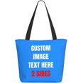 thumbnail image 3 of Custom Tote Bag With Logo Photo, Custom Bag, Personalized Shopping Bags Reusable Grocery Bags Bulk For Work Travel Gifts, 3 of 8