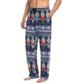 thumbnail image 4 of PRIYAL Cookies Gingerbread Men's Pajama Pants Sleepwear Lounge Pajama Bottoms with Pockets, S M L XL XXL, 4 of 13