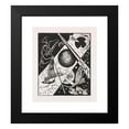 thumbnail image 2 of Wassily Kandinsky 20x22 Black Modern Framed Museum Art Print Titled - Small Worlds VI (1922), 2 of 5