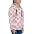 thumbnail image 3 of Easygdp Pink Disco Ball Boys Hoodie Kids Sweatshirt Youth Pullover With Hood-Medium, 3 of 6