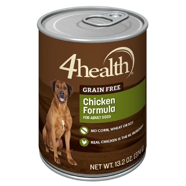 4health Grain Free Adult Chicken Recipe Wet Dog Food, 1 Can 13.02 oz