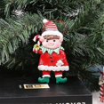 thumbnail image 3 of Xmas Tree Hanging Chrismtas Doll Santa Claus With Christmas Tree Decoration, 3 of 5