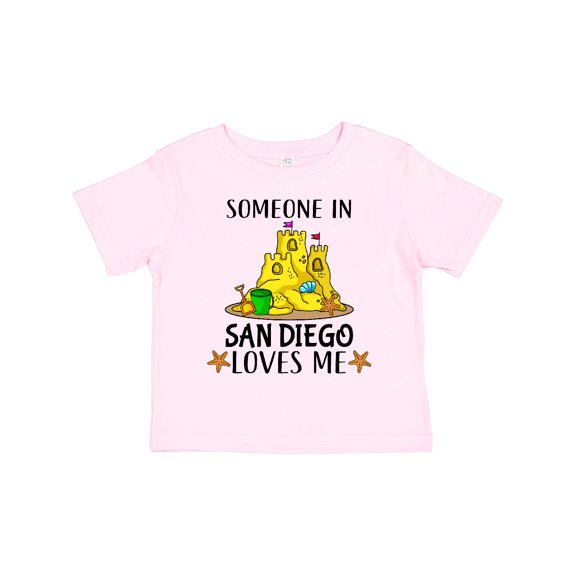 Inktastic Someone in San Diego Loves Me Boys or Girls Toddler T-Shirt