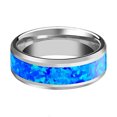 thumbnail image 4 of Stainless Steel Ring Never Fading Engagement Ring Men's Wedding Jewelry, 4 of 4
