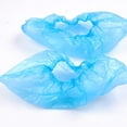 thumbnail image 5 of Cubierta desechable para zapatos, 100 unidades, cubierta impermeable de plástico grueso para lluvia para hombres y mujeres, 5 of 5