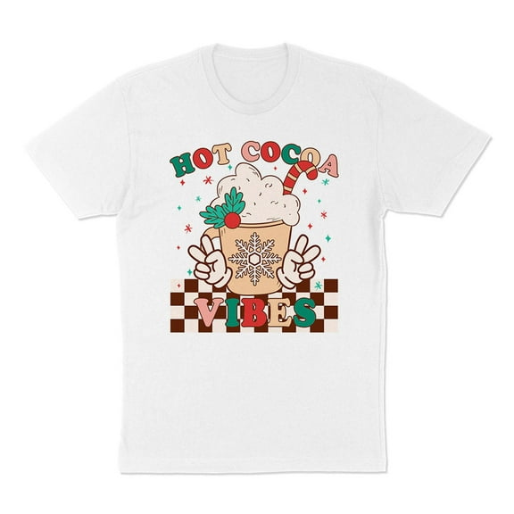 Hot Cocoa Vibes Shirt Unisex Large White