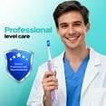thumbnail image 4 of COSLUS CX30 Electric Toothbrush for Kids & Adults,5 Modes 3 Intensity Levels for Sensitive Teeth & Braces,2 Types of Brush Heads for Home Purple, 4 of 12