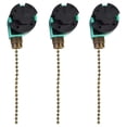 thumbnail image 3 of Paquete de 6 Interruptores de Ventilador de Techo 3 Velocidades 4 Cables Zing Oreja ZE-268S6 Interruptor de Cadena de Tracción del Ventilador Control de Velocidad de Repuesto, 3 of 5