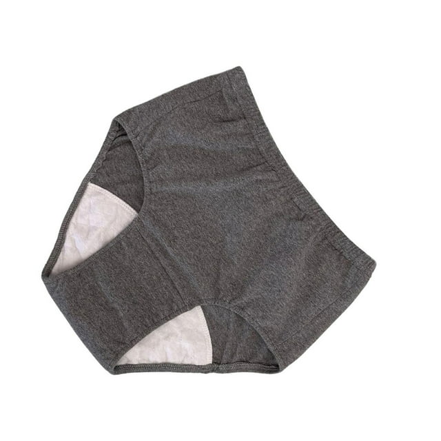 tredstone Soft Men Incontinence Underwear Urine for Sleeping Long Time Driving Adult Dark Grey M