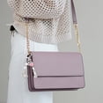 thumbnail image 2 of Unique Bargains 1 Pc Handbag Charm Keychain Beads Bag Accessories Silver Tone Beige, 2 of 6