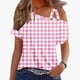 thumbnail image 1 of Fiudx Ofertas Del Día Camiseta Sin Mangas Camisola de Color Liso para Mujer Camiseta Sin Mangas Holgada, 1 of 5
