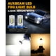 thumbnail image 3 of Bombillas LED para Faros Antiniebla Auxbeam H11/H8/H9 50W 6500K 8000LM 12V, 3 of 8