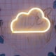 thumbnail image 4 of Luz de neón, letrero LED de nube, lámparas de luz, letreros de amor, labios, lámpara, decoración de pared para Navidad, fiesta de cumpleaños, habitación infantil, sala de estar, decoración de boda (bl, 4 of 5