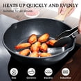 thumbnail image 7 of GiPP Nonstick Deep Frying Pan 9.5 Inch Saute Pan with Lid,Easy to Clean,Compatible with All Stovetops,with Heat-Resistant Handle, 7 of 7