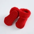 thumbnail image 4 of Krdevn Baby Socks - Baby Sock for Winter Warm Socks Toddlers Boys Girls Children Socks Princess Socks Floor Socks - Socks for Baby Girl,Color:Red,Size:6-12 Months, 4 of 6