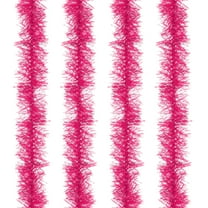 Uxcell 5Ft Feather Boa, 4 Pcs Artificial Fluffy Feather Boas Party Decorations for DIY Crafts, Wedding Costume, Christmas, Concert, Halloween, Home Decor, Rose Red