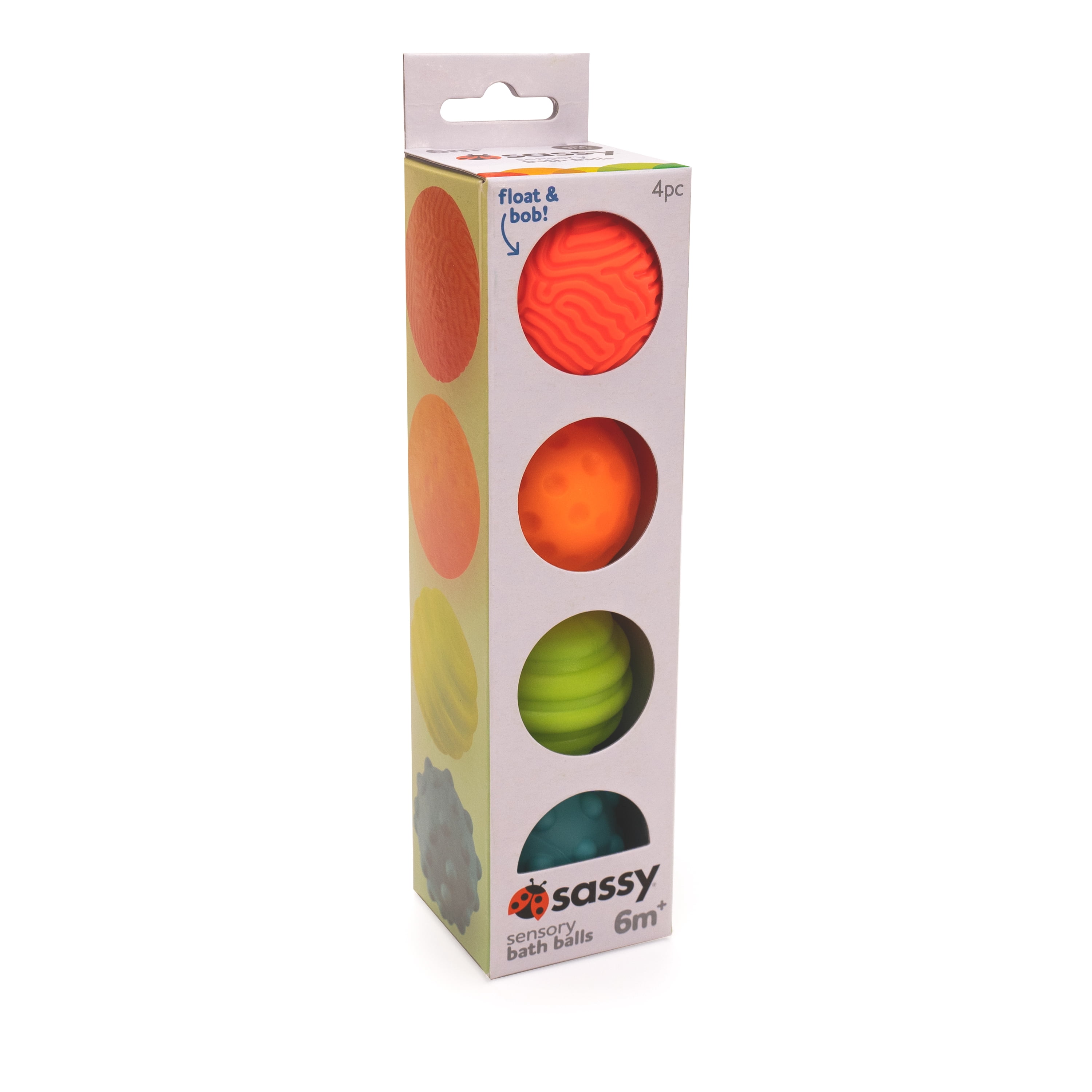 Sassy Sensory Bath Balls Multicolored