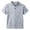 Silver, variant on REDARER Boys Waffle Knit Stand Collar Short Sleeve Henley Shirt Comfortable Casual Sport Top for Kids,11-12 Years