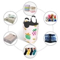 thumbnail image 2 of DouZhe 50L Rectangular Laundry Basket, Minimalism Pineapple Graffiti Prints Waterproof Foldable Laundry Hamper with Aluminum Handles, 2 of 6
