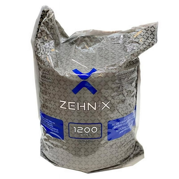 Zehn-X 1200 Count Sanitizing Wipes for Travel Home Office or Outdoor Use - 6" x 7"