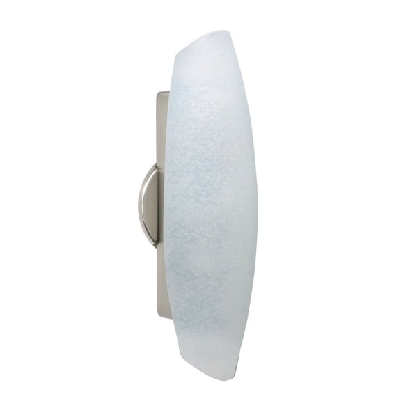 2728ST-SN Besa Lighting Aero 16-Two Light Wall Sconce-4.5 Inches Wide by 15.5 Inches High-Satin Nickel Finish-Stucco Glass Color-Incandescent Lamping