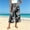 Black, variant on Atogsazn Womens Summer Floral Print Capris Casual Wide Leg Elastic Waist Cropped Pants Drawstring with Pocket Beach White S Fashion