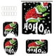 thumbnail image 1 of Juego de baño de 4 piezas con estampado de muñeco de nieve navideño y cortina de ducha de Grinch, juego de cuatro piezas con alfombrilla de baño y cortina de ducha de Grinch, 1 of 2