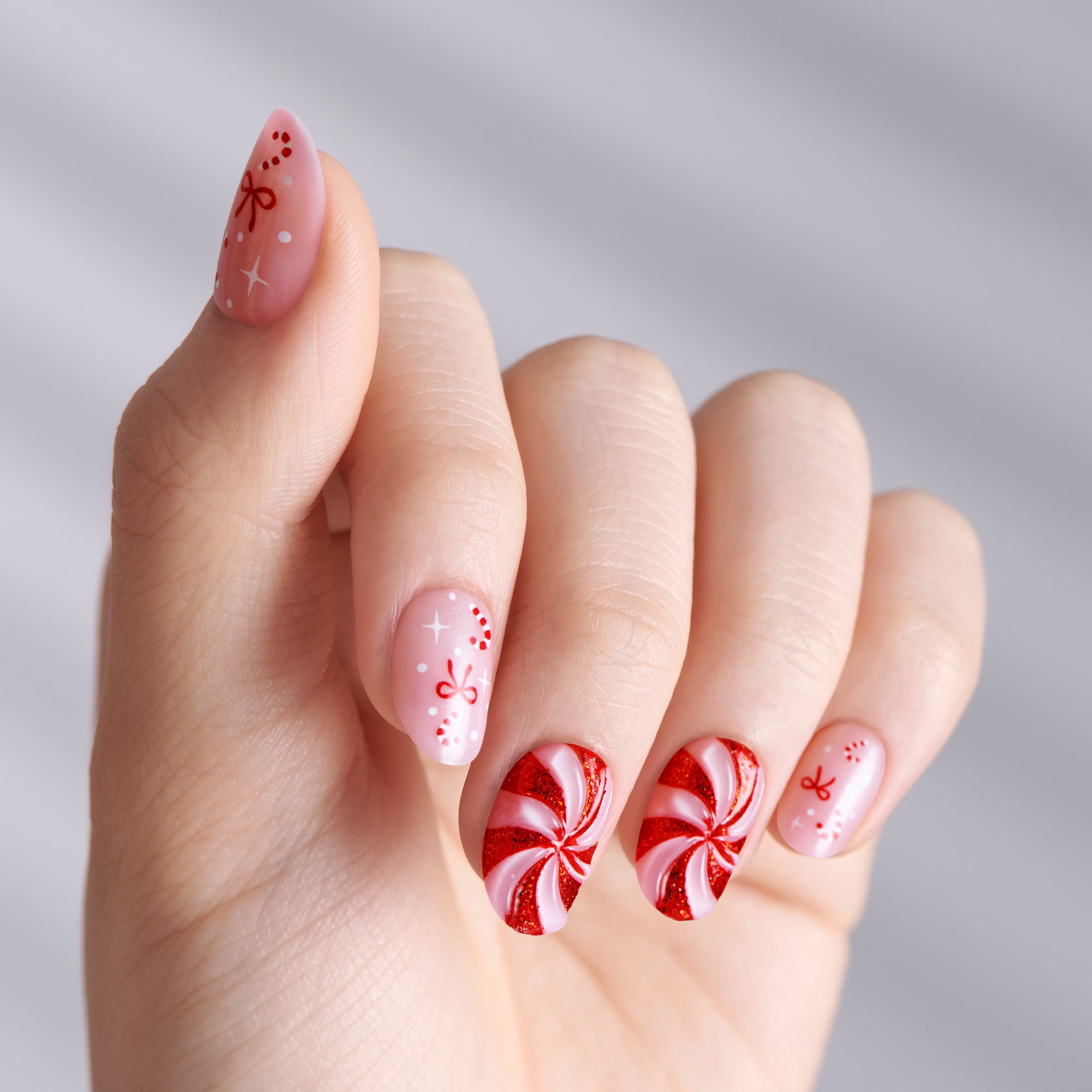 Kiss Impress Press On Nails Limited Edition Holiday Gift Set #12, 3-Pack, 90 Fake Nails