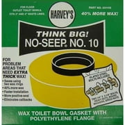 No-Seep #10 Toilet Gasket Wax Ring with Bolts