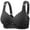 Black, variant on Bras for Women No Underwire Full Coverage Bra Comfortable Seamless Wireless Bras Adjustable Straps Everyday Bra