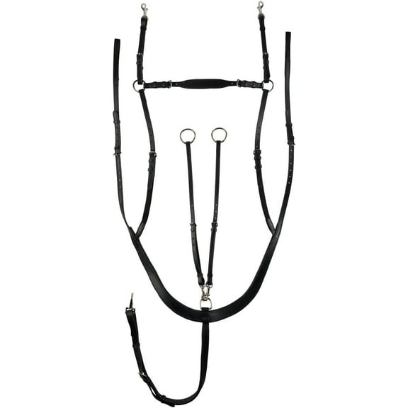 Horze Belgravia 5-Point Breastplate Martingale with Running Attachment