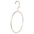 thumbnail image 6 of Viveous Scarf Ring Hanger Belt Rack Round Stainless Steel Non- Tie Rack Hanging Hook Closet Accessory Organizer Holders Rose, 6 of 10