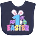 thumbnail image 3 of Inktastic My 1st Easter One with Bunny Ears and Tail Boys or Girls Baby Bib, 3 of 4