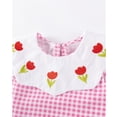 thumbnail image 3 of Bellafa Toddler Girls Sleeveless Lapel Neck Summer Dress Princess Ruffle A-Line Cotton Sundress Kids Casual Polo Dresses 2-7 Years, 3 of 7