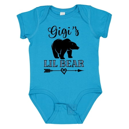 

Inktastic Gigi Lil Bear Grandson Gift Baby Boy Bodysuit