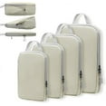 thumbnail image 5 of 4 Set Compression Bags Organiser Suitcases Packing Cubes Travel Storage Luggage, 5 of 11