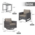 thumbnail image 5 of POCASSY Patio Chair with Cushions, 5 of 11