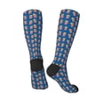 thumbnail image 4 of Daiia Sports Socks Cute Popcorn Printed Novelty Crew Socks for Men Women Knee High Socks Cotton Socks Soft & Breathable Support Unisex Socks, 4 of 9