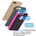 thumbnail image 3 of iPhone 7 Plus Case,[Purple/Black], 2-Piece Shockproof Rugged Rubber Anti-Slip Plastic Hard Case Cover For iPhone 7 Plus 5.5 Inch, 3 of 4