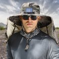 thumbnail image 4 of Sombrero Sombrero Simple al aire libre ala grande protector solar sombrero de pesca gorra de senderismo de viento grande, 4 of 5