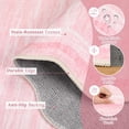 thumbnail image 5 of Scalloped Area Rug 5x7 Washable Rugs for Living Room, Solid Color Floor Carpet for Bedroom, Non Slip Low Pile Mat with Rubber Back, Soft Nursery Rug for Dining Room Office, 5 of 9