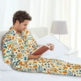 thumbnail image 5 of KLL Peanuts 8 Sleepwear Mens Flannel Pajamas,Long Cotton Pj Set, 5 of 7